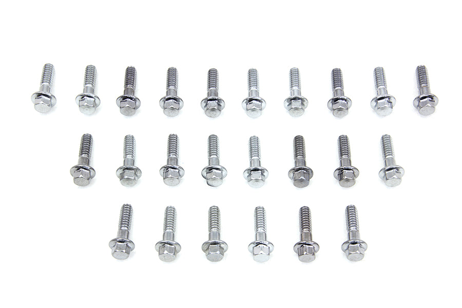 Colony 8734-24 Valve Cover Screws | 1954–1965 Panhead Chrome