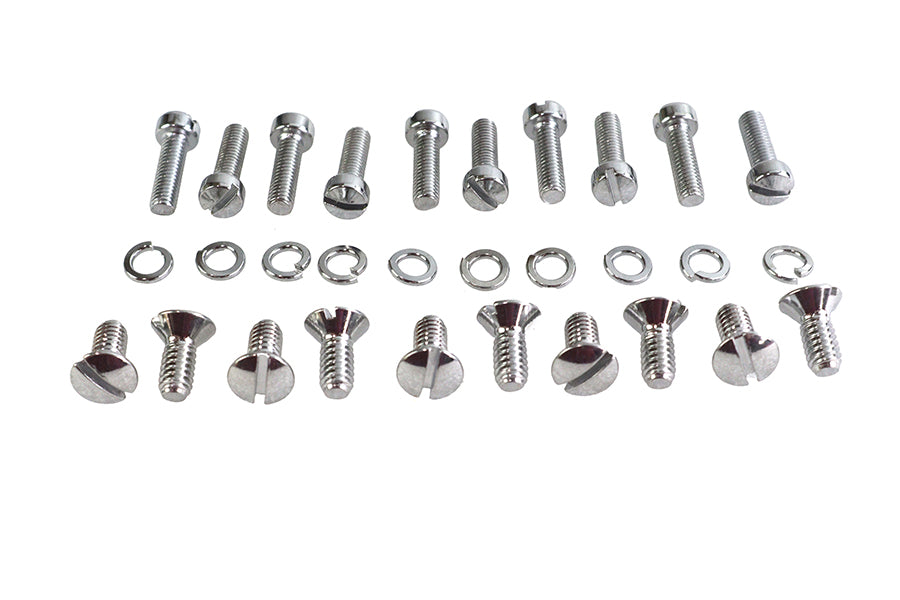 Colony 8155-30 Tin Primary Cover Screw Kit | 1936–1964 Harley Big Twin