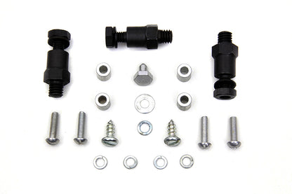 Colony 7715-6 Dash Plate Mounting Kit | 1936–1946 Harley Big Twin