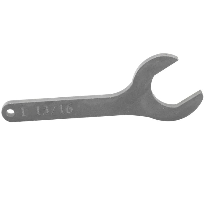 1-13/16 inch intake wrench for vintage Indian Chief

Indian Chief intake service wrench parkerized steel

Vintage Indian motorcycle intake wrench reproduction

Rough Trade USA Indian Chief intake wrench

Boomers Bike Shop Indian Chief intake service wrench