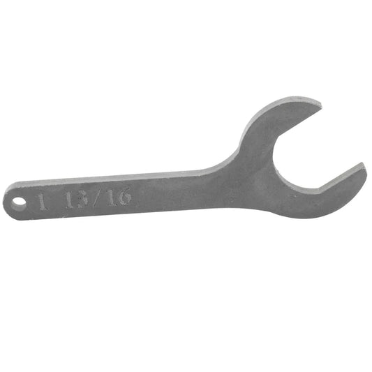 1-13/16 inch intake wrench for vintage Indian Chief

Indian Chief intake service wrench parkerized steel

Vintage Indian motorcycle intake wrench reproduction

Rough Trade USA Indian Chief intake wrench

Boomers Bike Shop Indian Chief intake service wrench