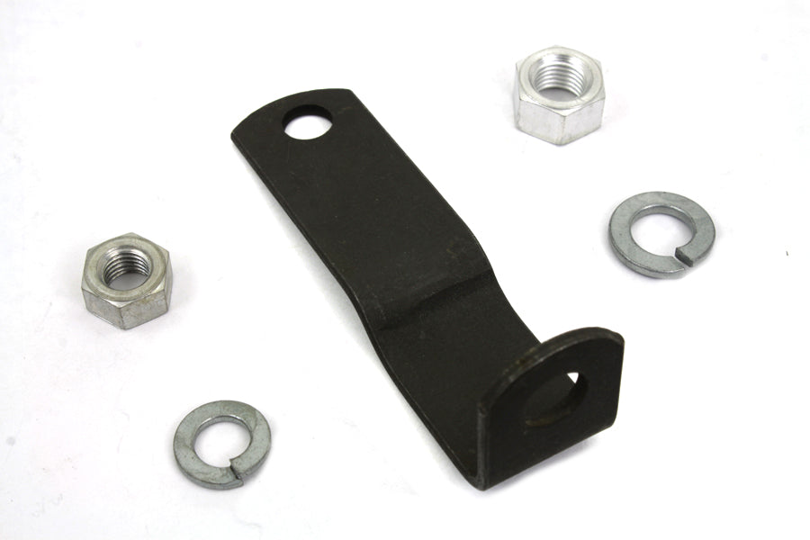 Colony Parkerized Linkert carb support bracket for Harley Davidson Big Twin models 1941 to 1953 replacing OEM 27431-41