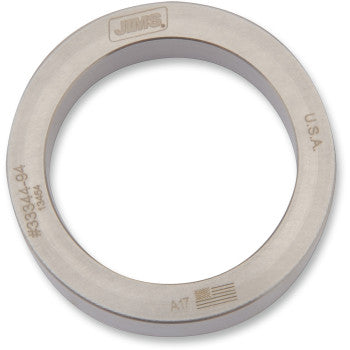 JIMS transmission sprocket spacer for Harley Big Twin

Harley Davidson sprocket spacer replaces OEM 33344-94

Big Twin transmission sprocket spacer JIMS USA

Harley 5 and 6 speed transmission sprocket spacer

Boomers Bike Shop JIMS Harley sprocket spacer