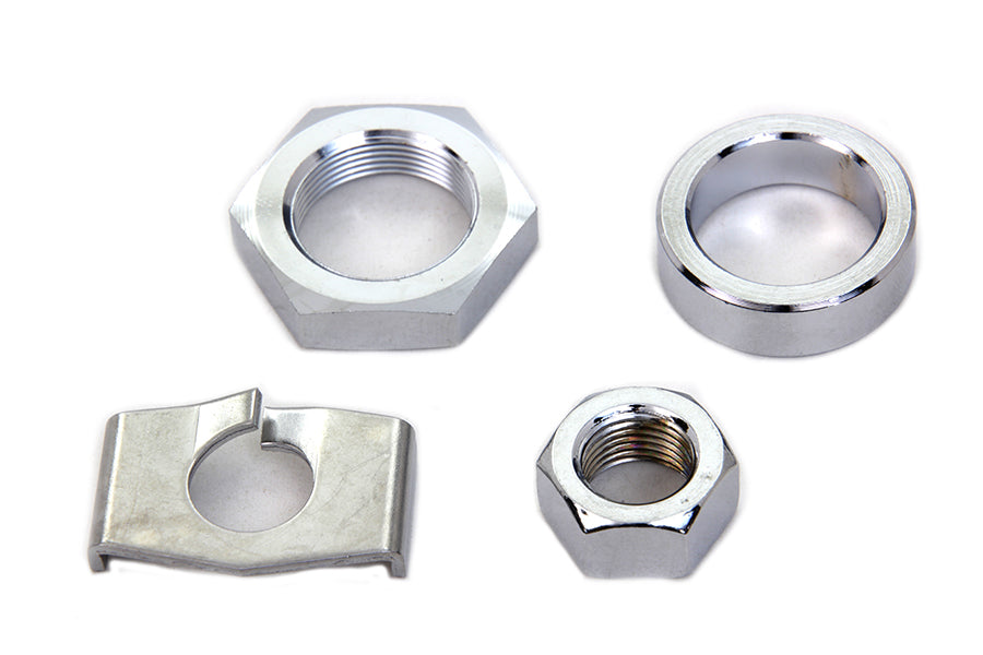 Colony 8832-4 Rear Axle Nut & Lock Kit | 1936–1952 Harley 45