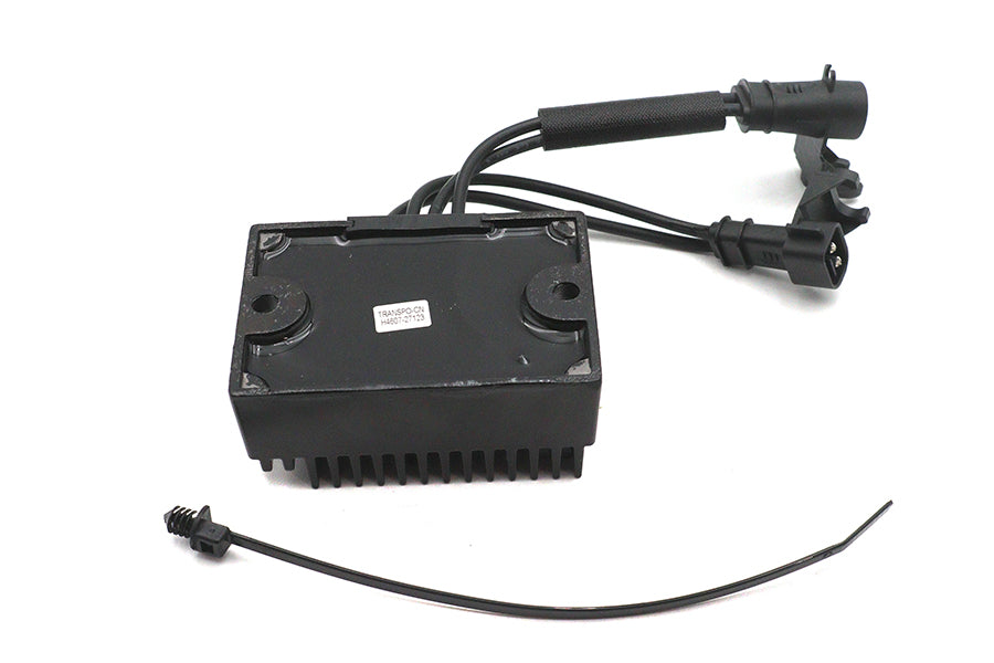 Black Voltage Regulator – Harley Sportster 2007–2008 OEM 74546-07A