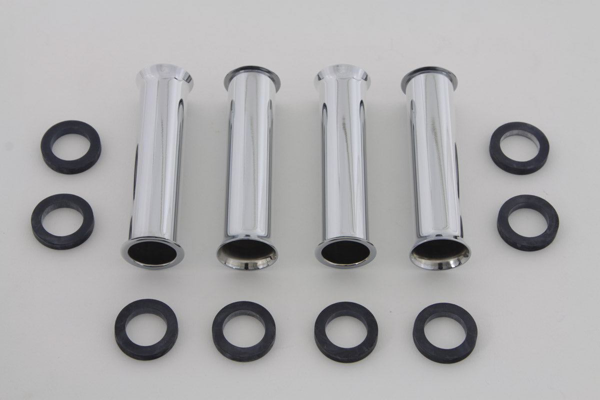 Colony 7824-12 chrome pushrod covers for Harley Davidson Knucklehead engines 1940 to 1947