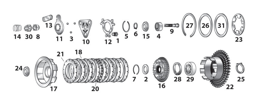 78 tooth weld-on clutch drum starter ring gear for Harley Davidson Sportster models 1984 to 1990