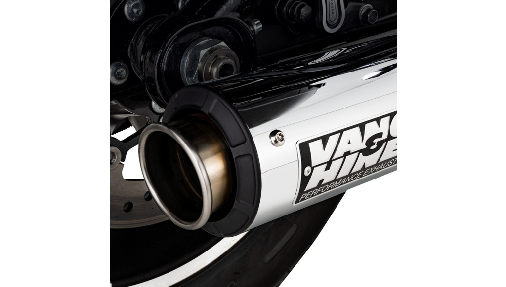 Vance & Hines Supersport Slip-On Mufflers – Chrome – M8 Softail 2025