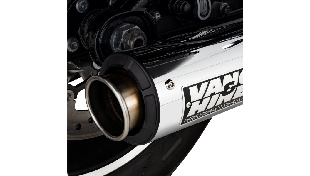 Vance & Hines Supersport Slip-On Mufflers – Chrome – M8 Softail 2025