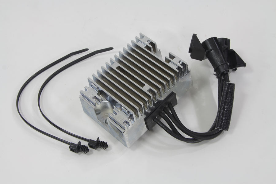 Chrome voltage regulator for Harley Davidson Sportster models 2007 to 2008 replacing OEM 74546-07A