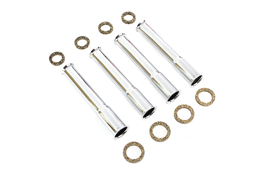 Colony 7823-12 chrome pushrod covers for Harley Davidson Panhead and Shovelhead engines