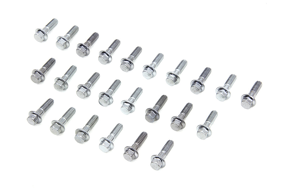 Colony 8734-24 Valve Cover Screws | 1954–1965 Panhead Chrome
