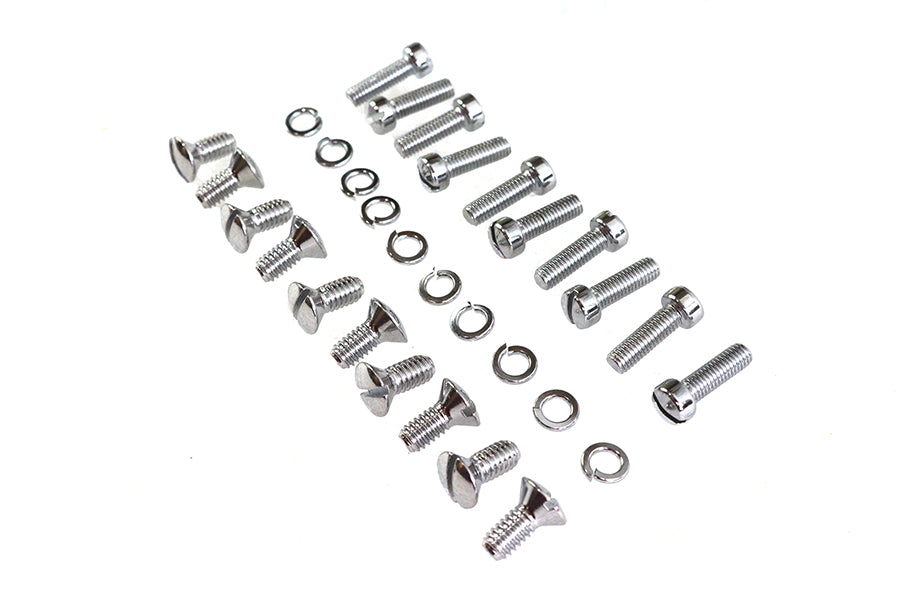 Colony 8155-30 Tin Primary Cover Screw Kit | 1936–1964 Harley Big Twin