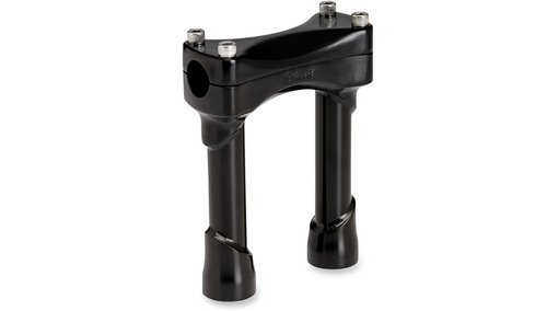 Biltwell Murdock 8 inch black handlebar risers for 1 inch handlebars