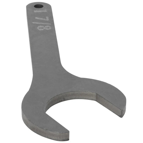 1-7/8 inch intake wrench for Harley 45 Flathead engines

Harley Davidson 45 Flathead intake wrench parkerized steel

Vintage Harley 45 intake service wrench reproduction

Rough Trade USA 1-7/8 intake wrench made in Ohio

Boomers Bike Shop Harley 45 Flathead intake wrench