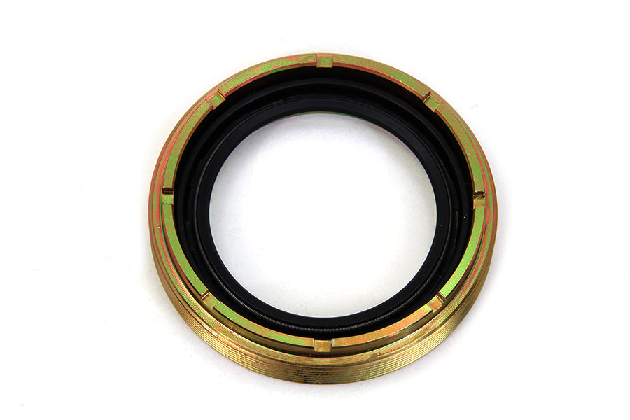 Colony sprocket shaft bearing retainer with lip seal Harley 74ci

Harley Davidson sprocket shaft retainer replaces OEM 24031-55

1955 to 1968 Harley 74ci sprocket shaft bearing retainer

Vintage Harley sprocket shaft retainer with lip seal

Boomers Bike Shop Colony Harley sprocket shaft retainer