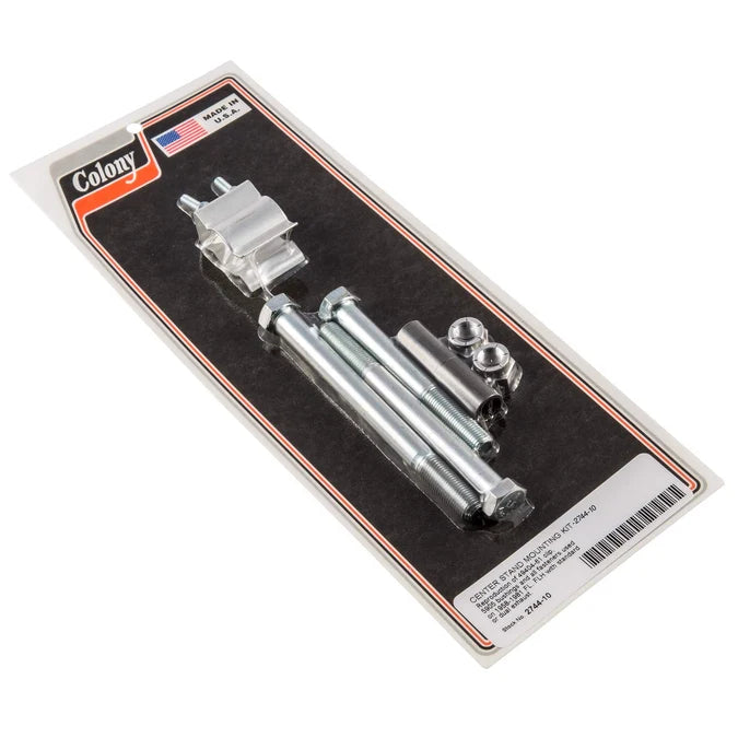 Colony 2744-10 center stand mounting kit for Harley-Davidson FL FLH 1958-1981 made in USA