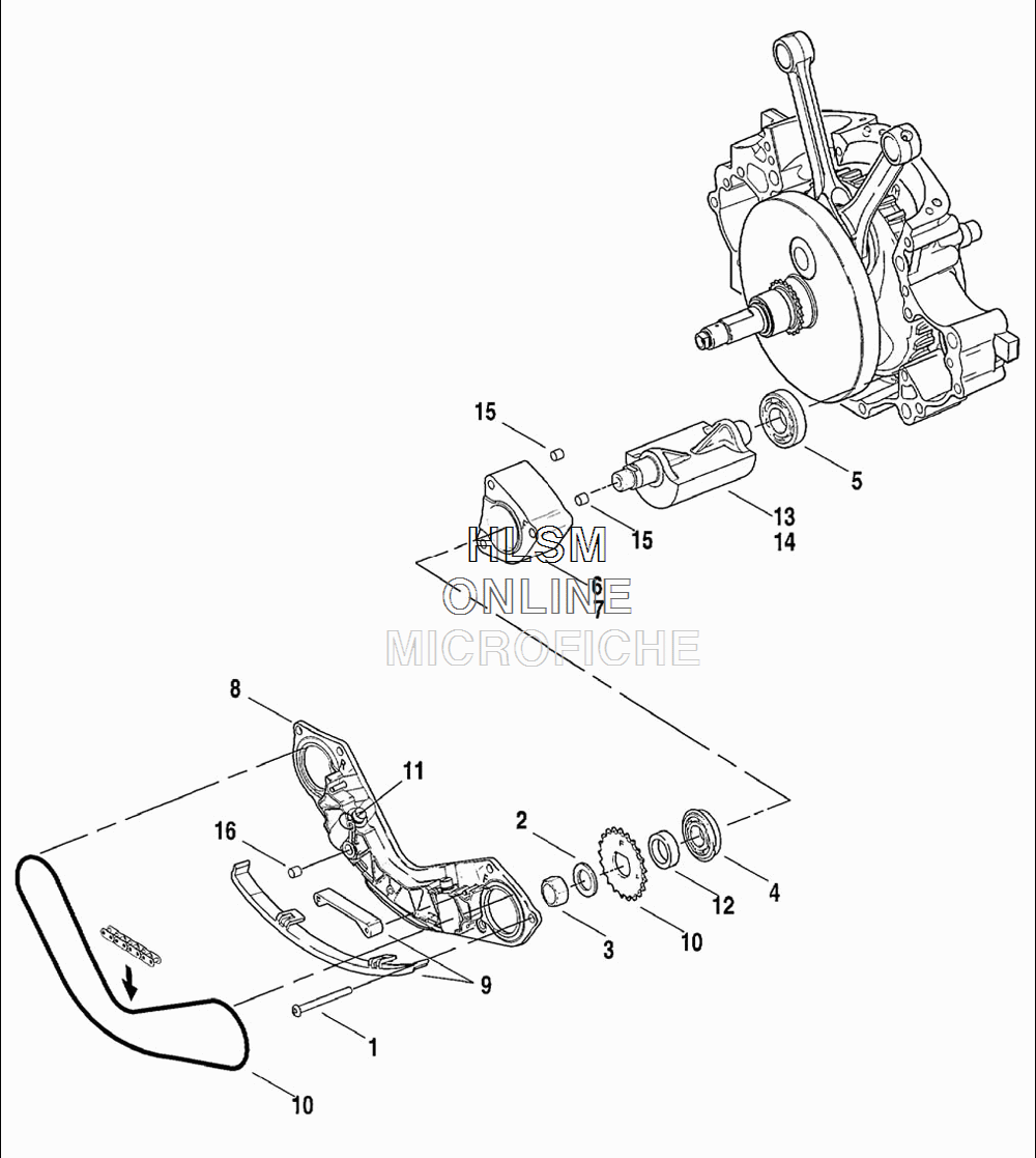 Harley OEM Dowel Bushing 16583-00B Softail B Motors