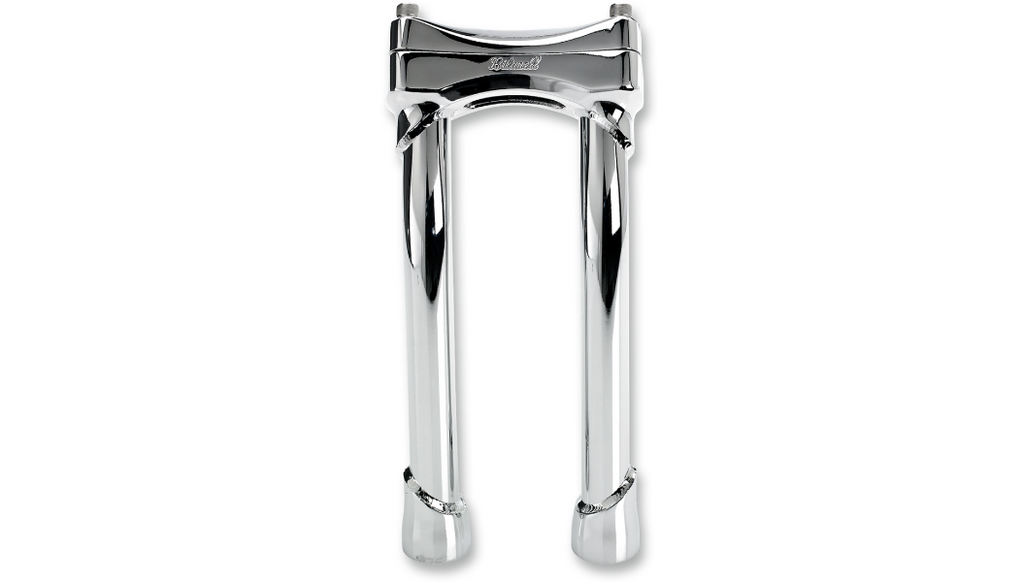 Biltwell Murdock 10 inch pullback handlebar risers chrome for 1 inch handlebars