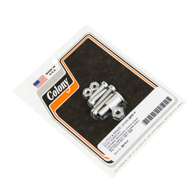 Colony 8819-4 Lever Pivot Screw Kit | 1941–1964 Big Twin & 45s