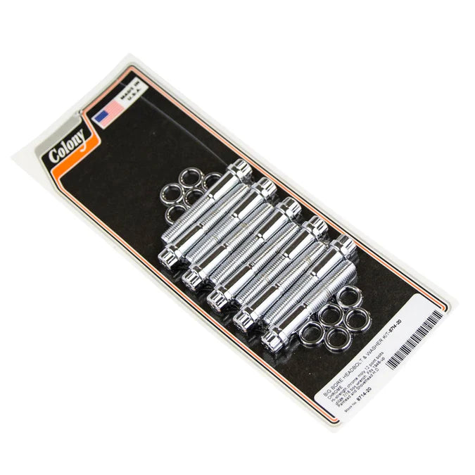 Colony 8714-20 Big Bore Headbolt & Washer Kit