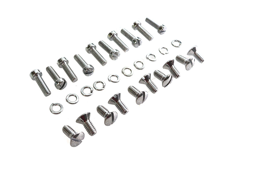 Colony 8155-30 Tin Primary Cover Screw Kit | 1936–1964 Harley Big Twin