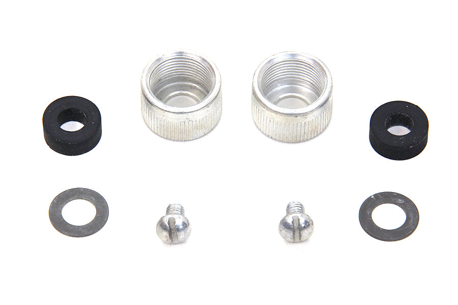 Colony 7804-6 Spark Plug Cable Packing Nut Kit | 1927–1959 Harley