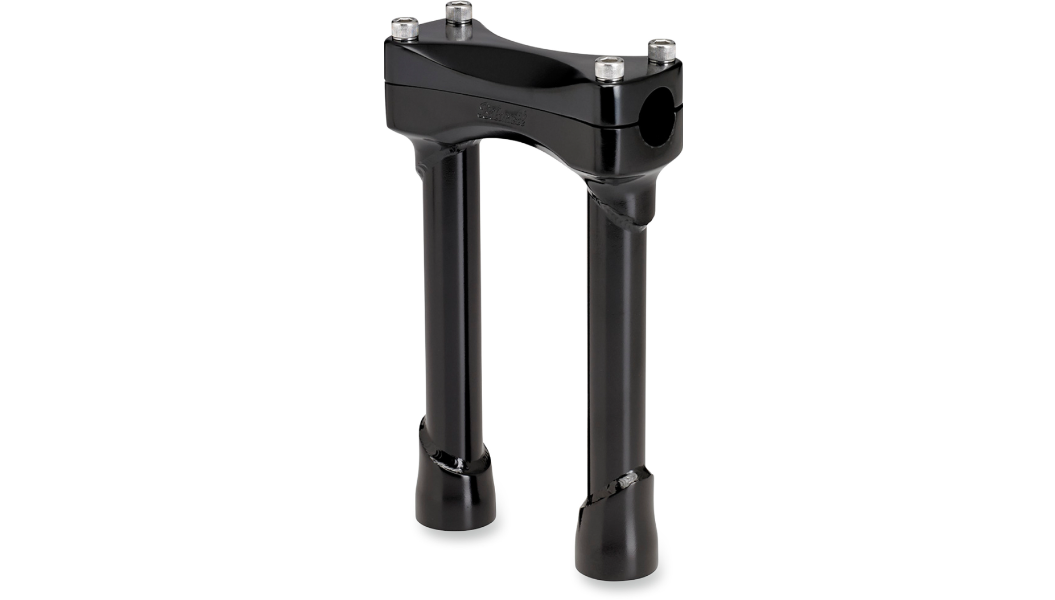 Biltwell Murdock 8 inch black handlebar risers for 1 inch handlebars