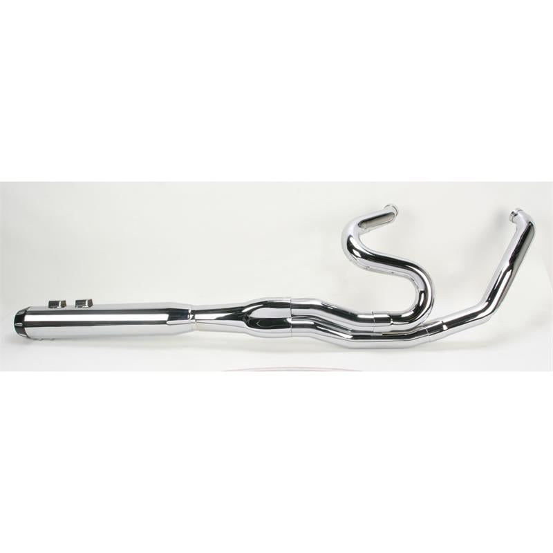 Bassani Chrome Road Rage II B1 Power touring exhaust

Harley Davidson touring 2 into 1 performance exhaust Bassani

Bassani Road Rage II stepped headpipes touring models

High horsepower Harley touring exhaust Road Rage II

Boomers Bike Shop Bassani chrome touring 2-1 exhaust