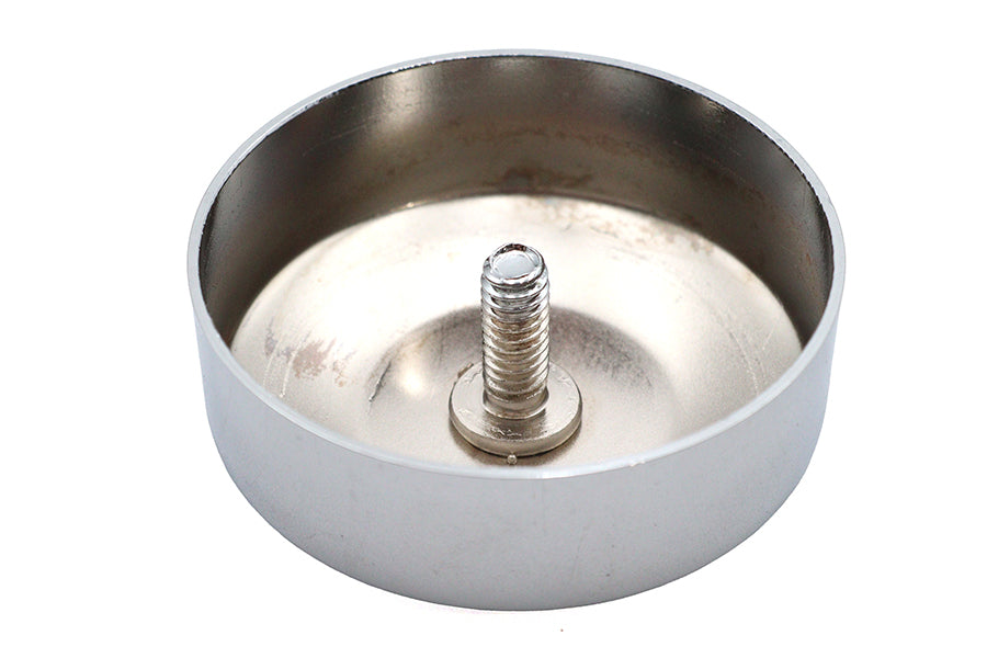 Chrome fork stem cap cover with stud for Harley

Harley Davidson fork stem cap replaces OEM 45670-80

FXWG FXDWG FXST chrome steering stem cap cover

Wide Glide Harley fork stem cap chrome finish

Boomers Bike Shop chrome Harley fork stem cap