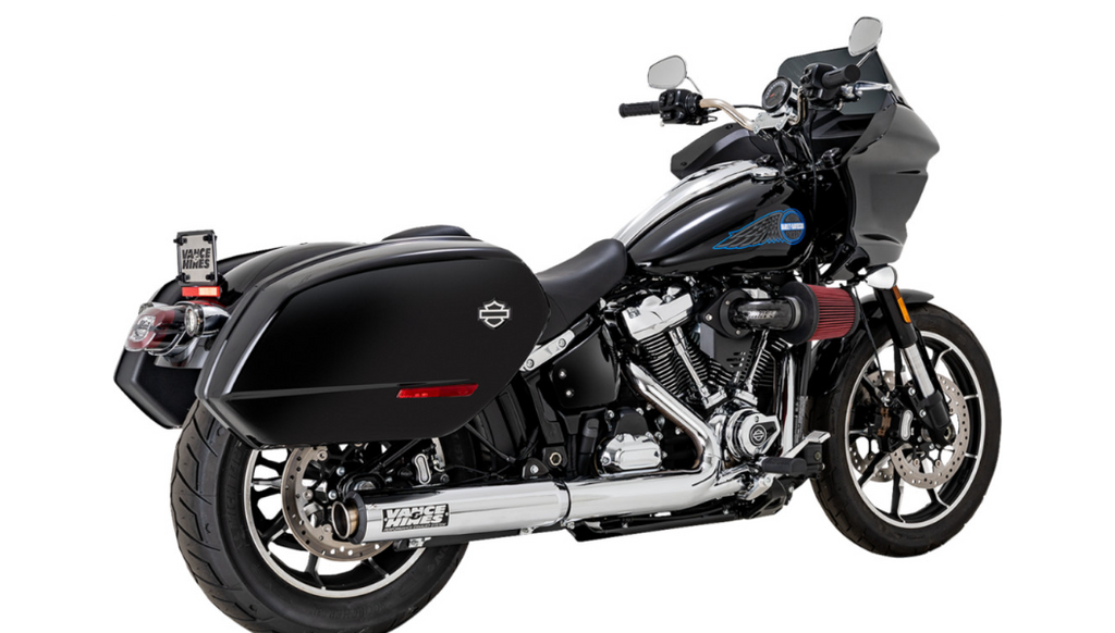 Vance & Hines Supersport Slip-On Mufflers – Chrome – M8 Softail 2025