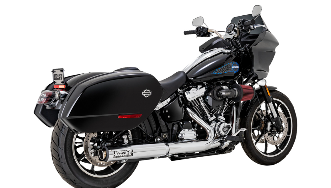 Vance & Hines Supersport Slip-On Mufflers – Chrome – M8 Softail 2025