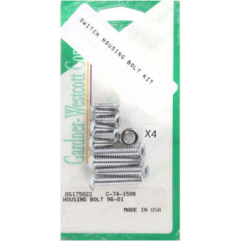 Gardner-Westcott Chrome Switch Housing Bolt Kit 