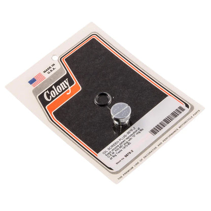 Colony Oil Screen Plug Chrome #9876-2