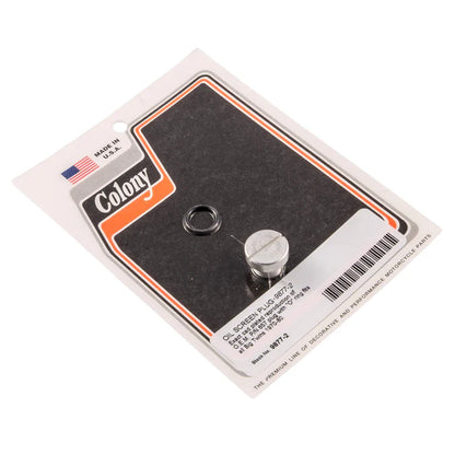 Colony Oil Screen Plug Cadmium #9877-2