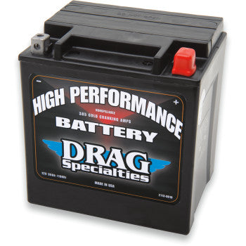 Drag Specialties High Performance 12V Battery | 385 CCA Motorcycle