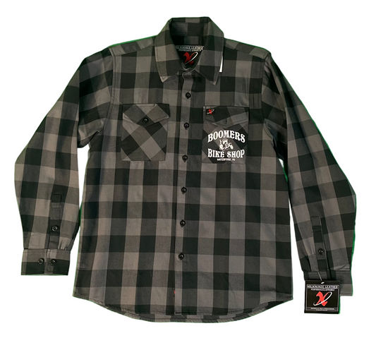 Boomers Bike Shop Flannel