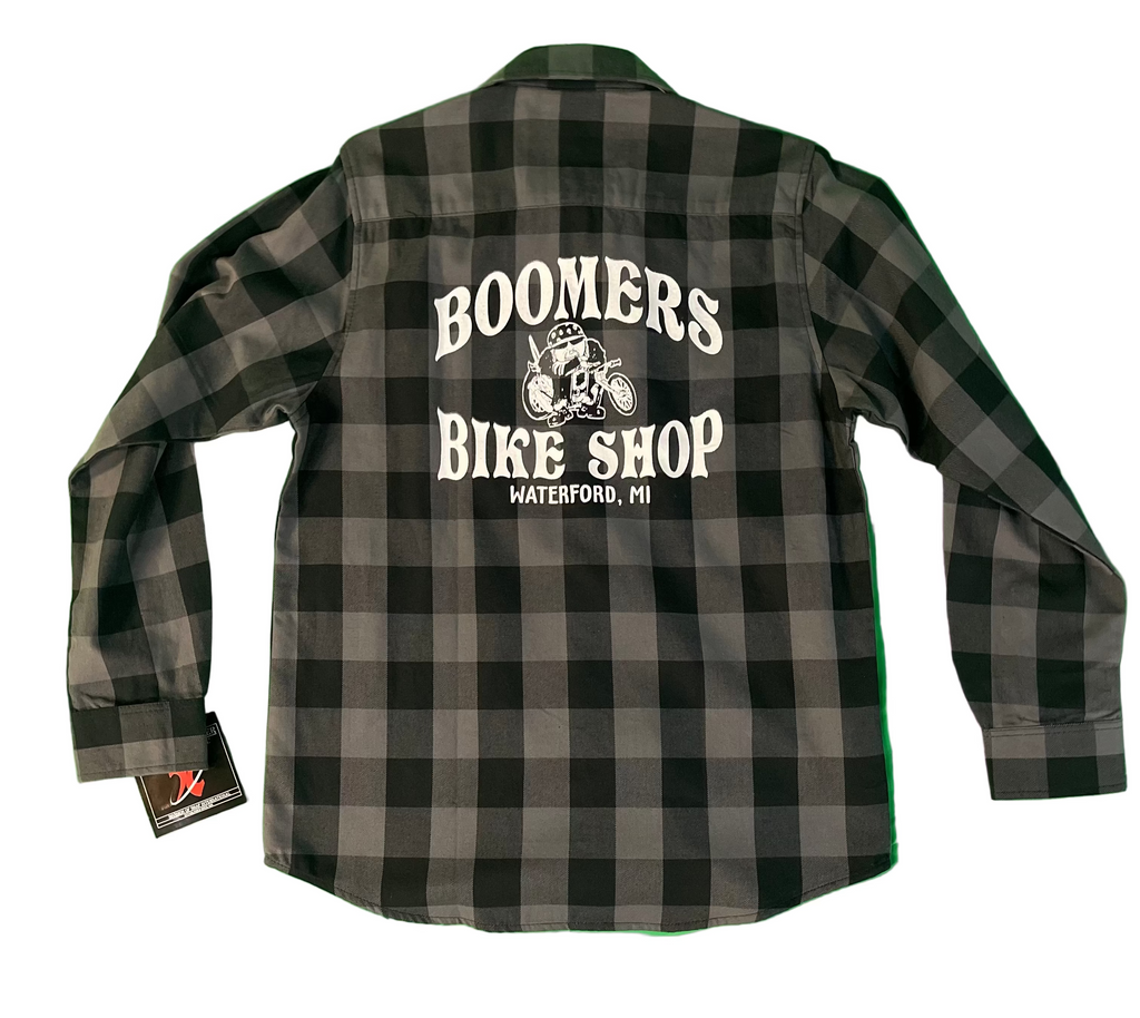 Boomers Bike Shop Flannel