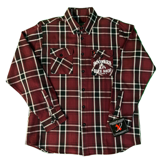 Boomers Bike Shop Flannel