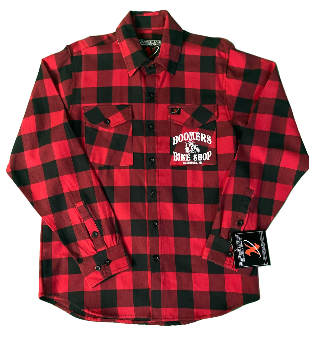 Boomers Bike Shop Flannel