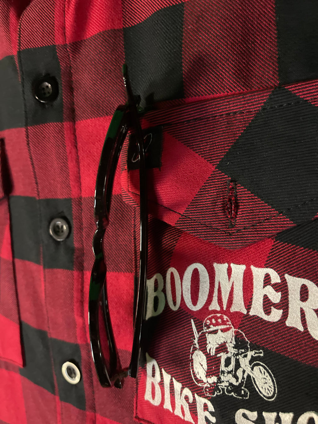 Boomers Bike Shop Flannel