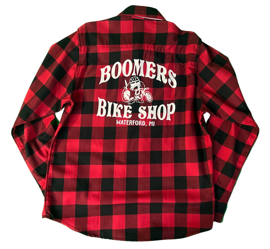 Boomers Bike Shop Flannel