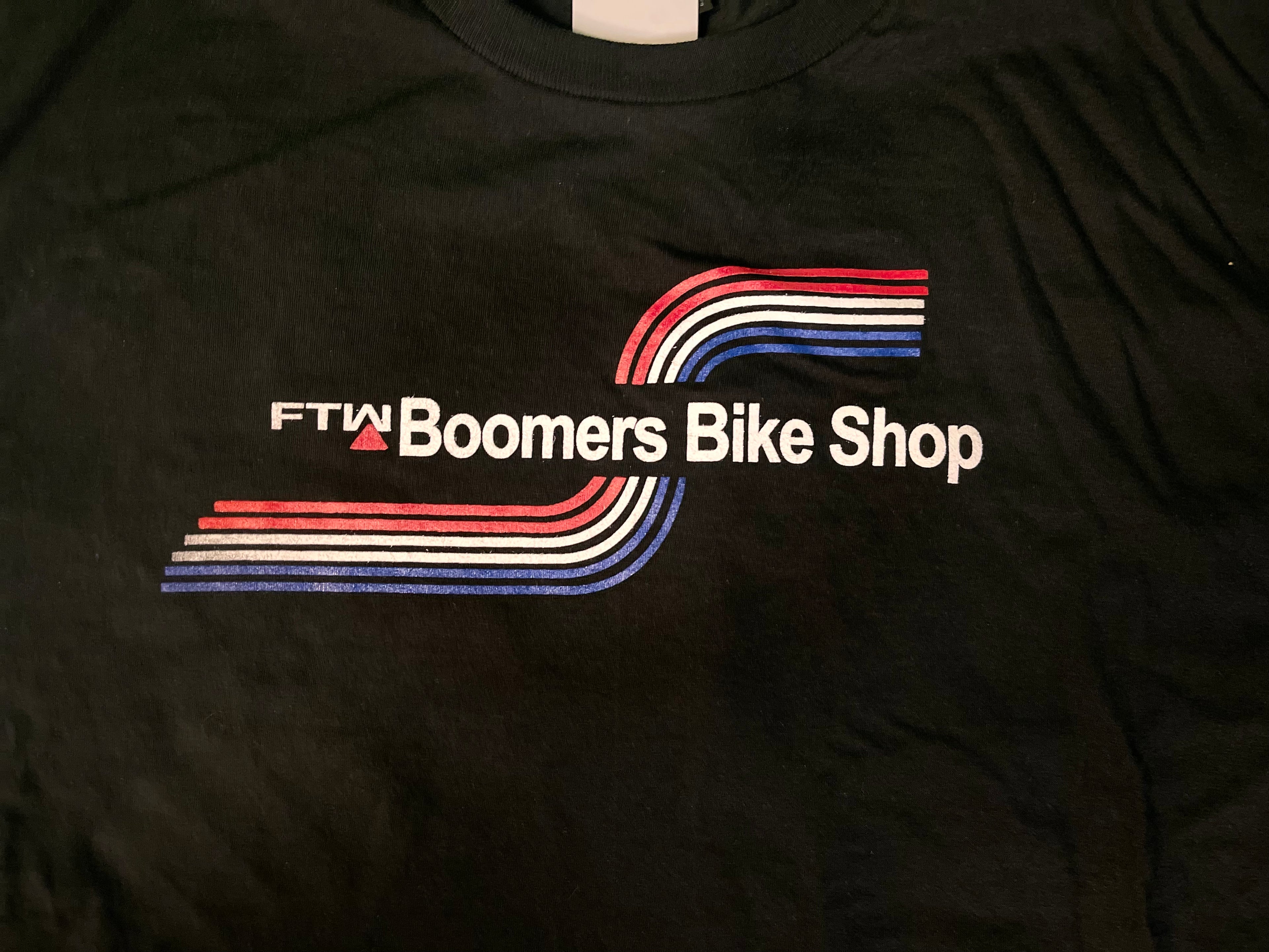 boomers bike shop t-shirt