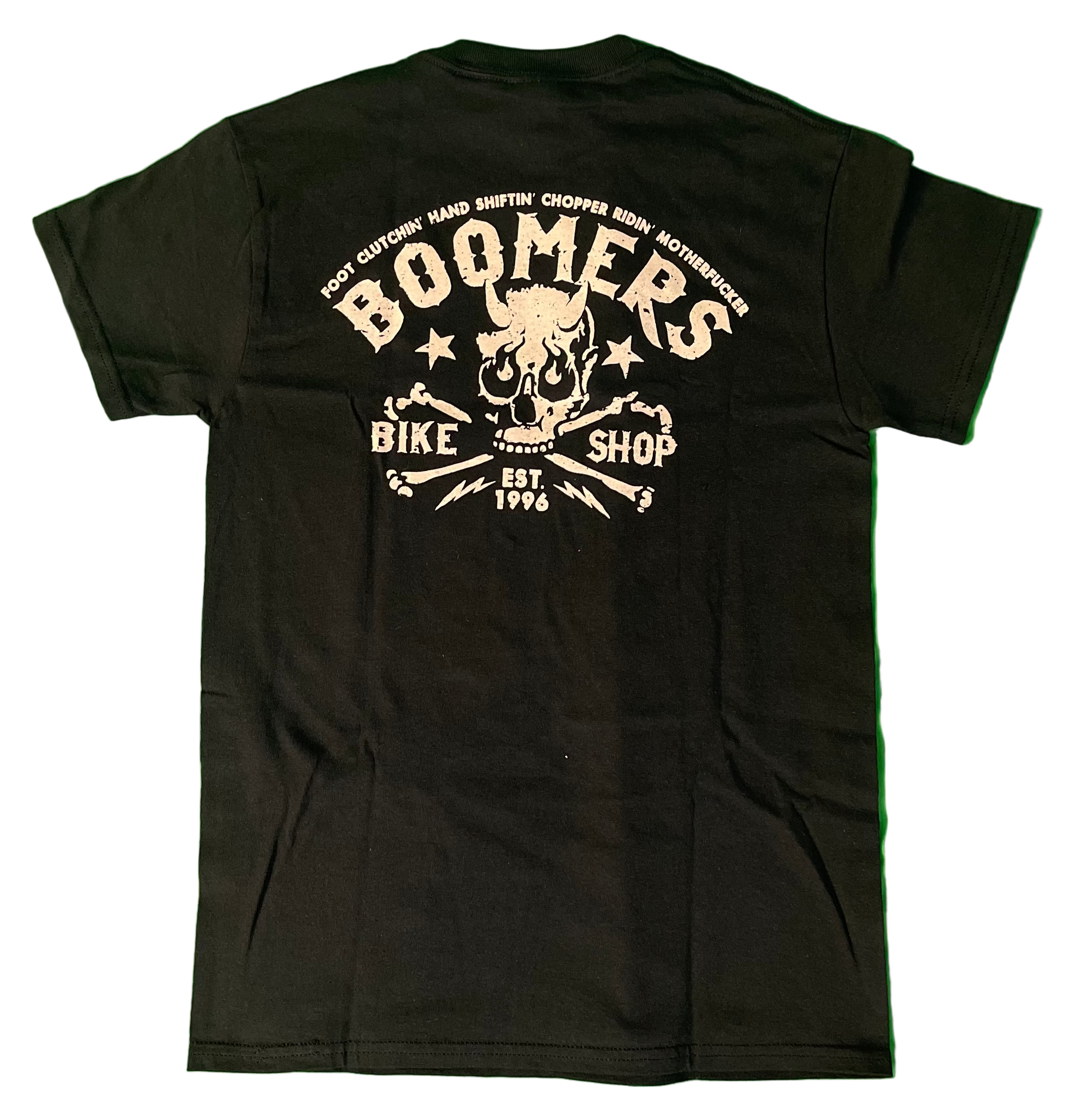 Foot Clutchin’ and Hand Shiftin’ motorcycle T-shirt — vintage biker tee