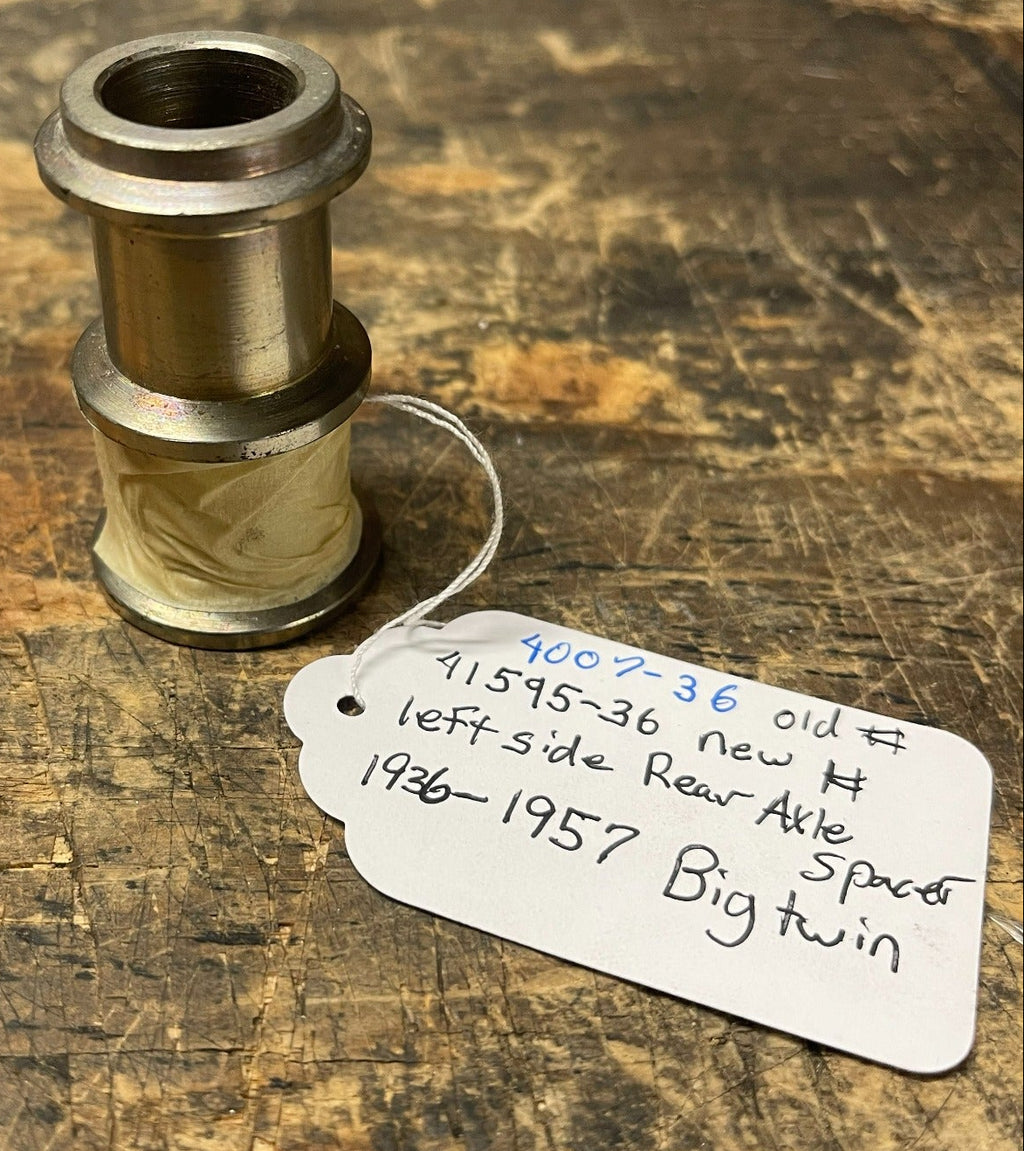 Vintage OEM Harley-Davidson rear axle spacer 41595-36 4007-36 for 1936-1957 Big Twin