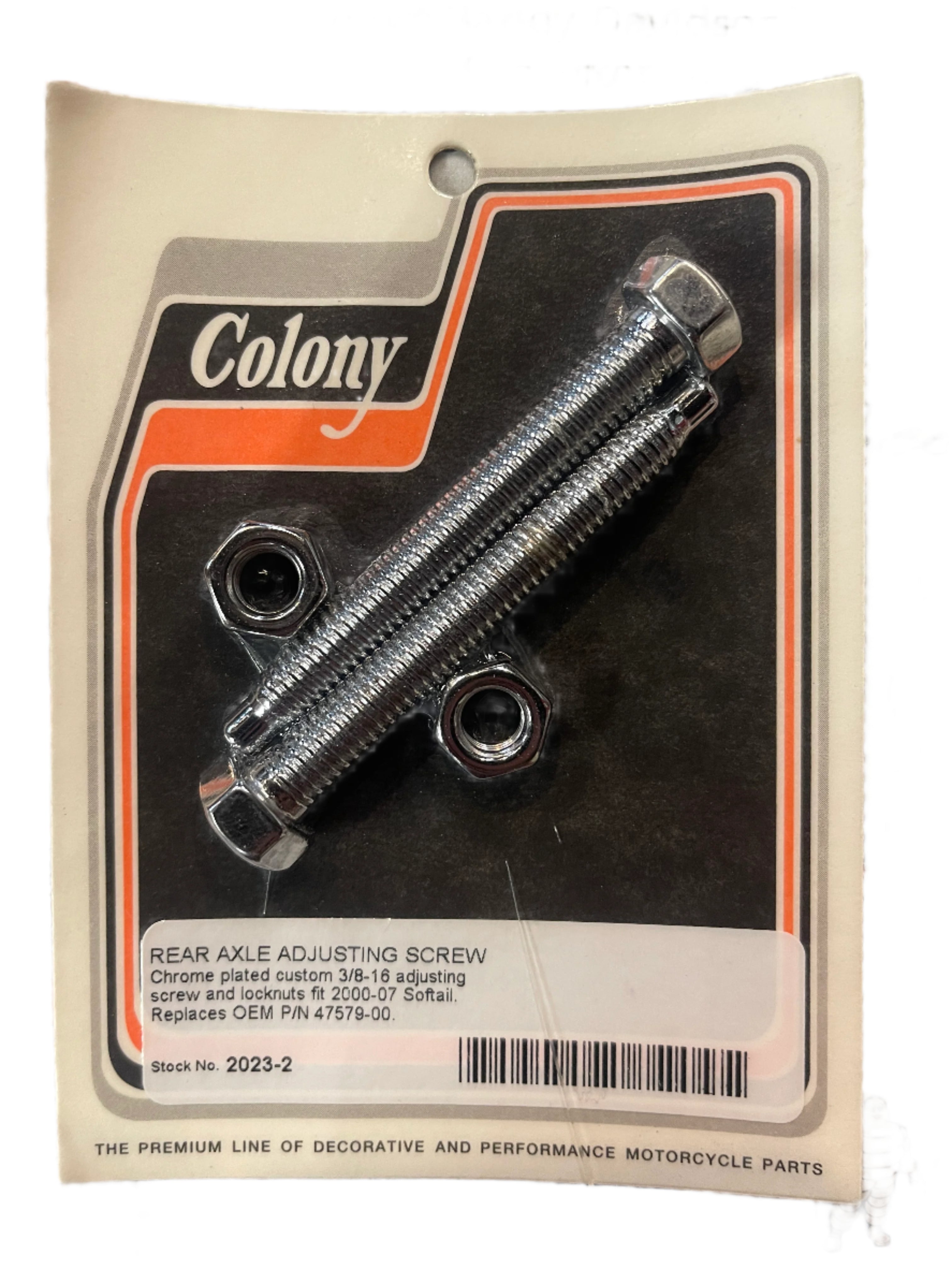 Colony Rear Axle Adjusting Screw #2023-2 OEM 47579-00