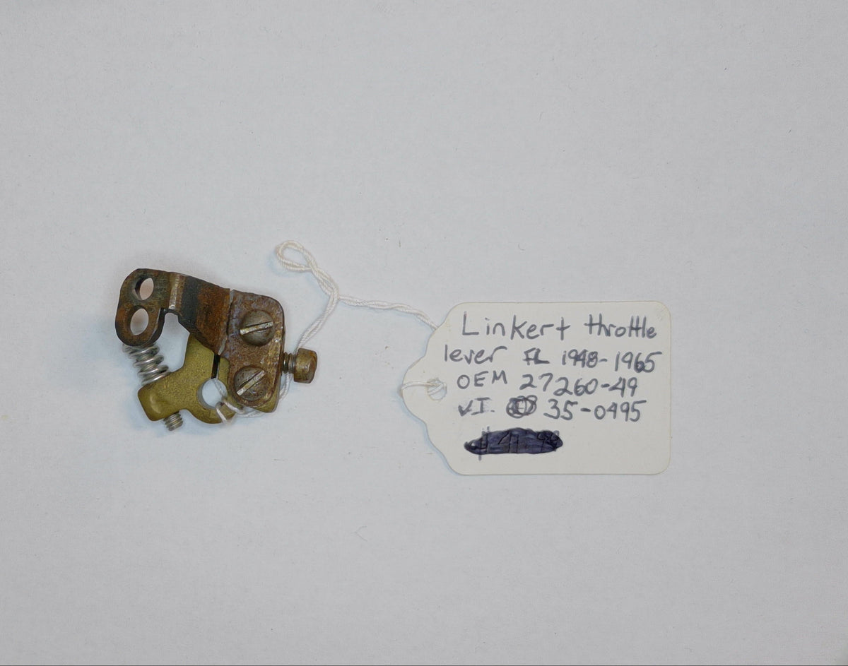 Linkert carburetor throttle lever for Harley-Davidson models 1948-1965