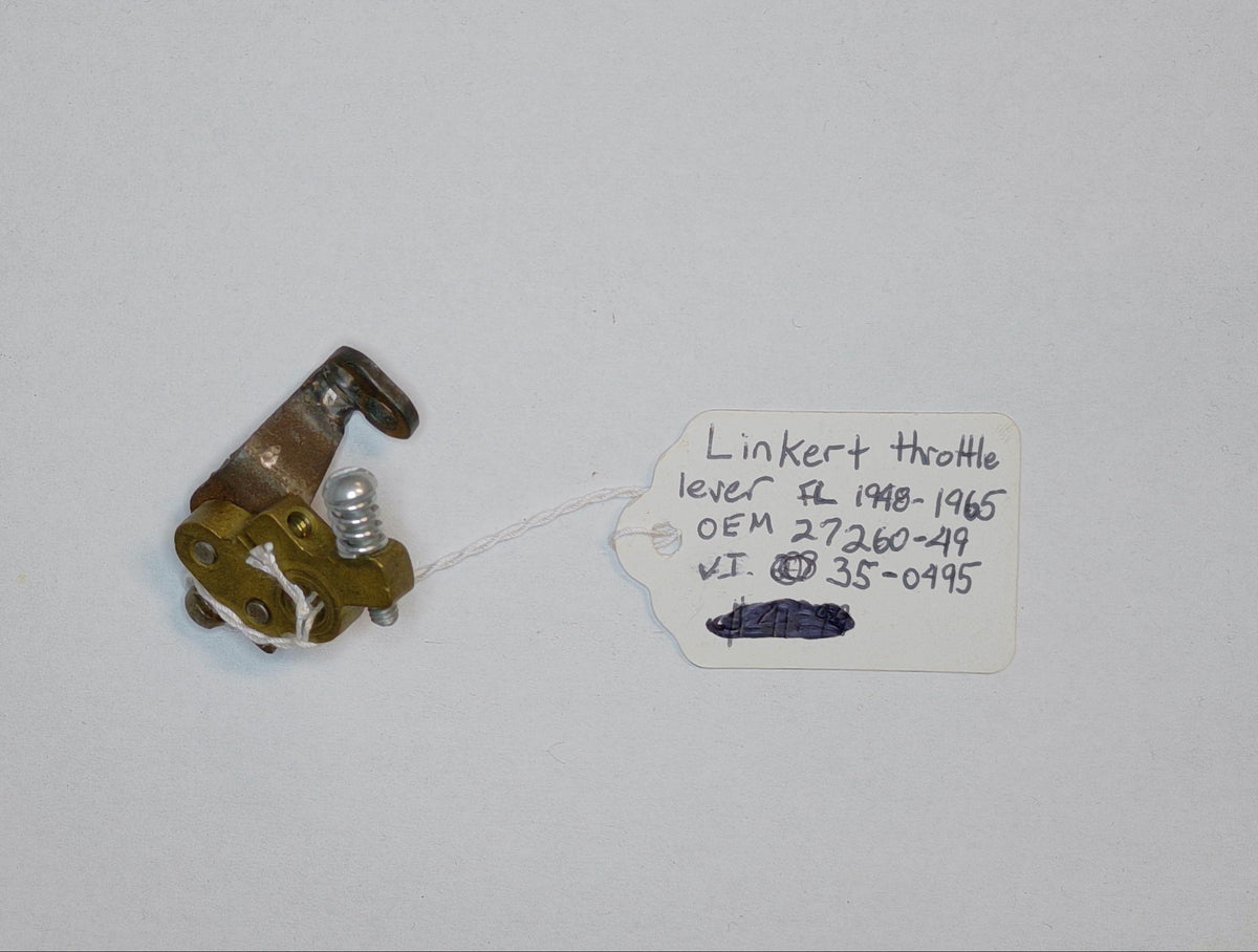Linkert carburetor throttle lever for Harley-Davidson models 1948-1965