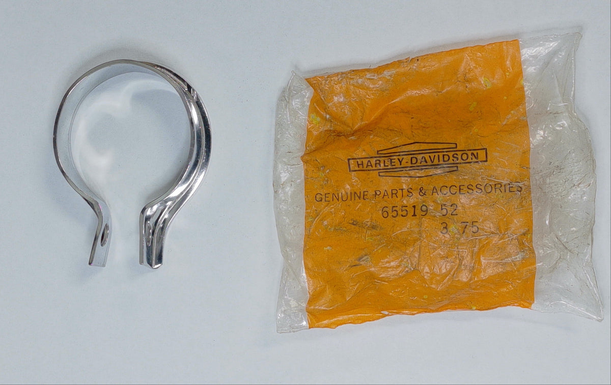 Harley-Davidson exhaust port clamp for K and Sportster models 1952-1971