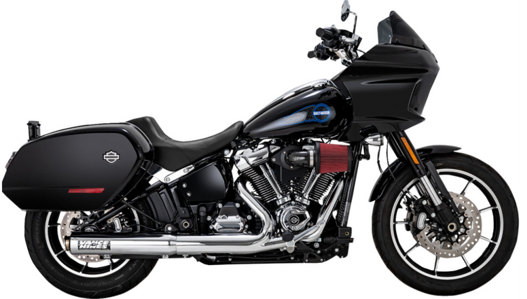 Vance & Hines Supersport Slip-On Mufflers – Chrome – M8 Softail 2025